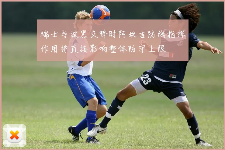 瑞士与波黑交锋时阿坎吉防线指挥作用将直接影响整体防守上限