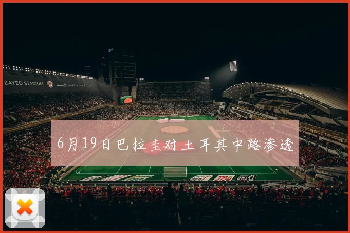 6月19日巴拉圭对土耳其中路渗透